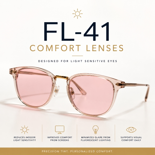 FL-41 therapeutic lens option at SPECSHOP