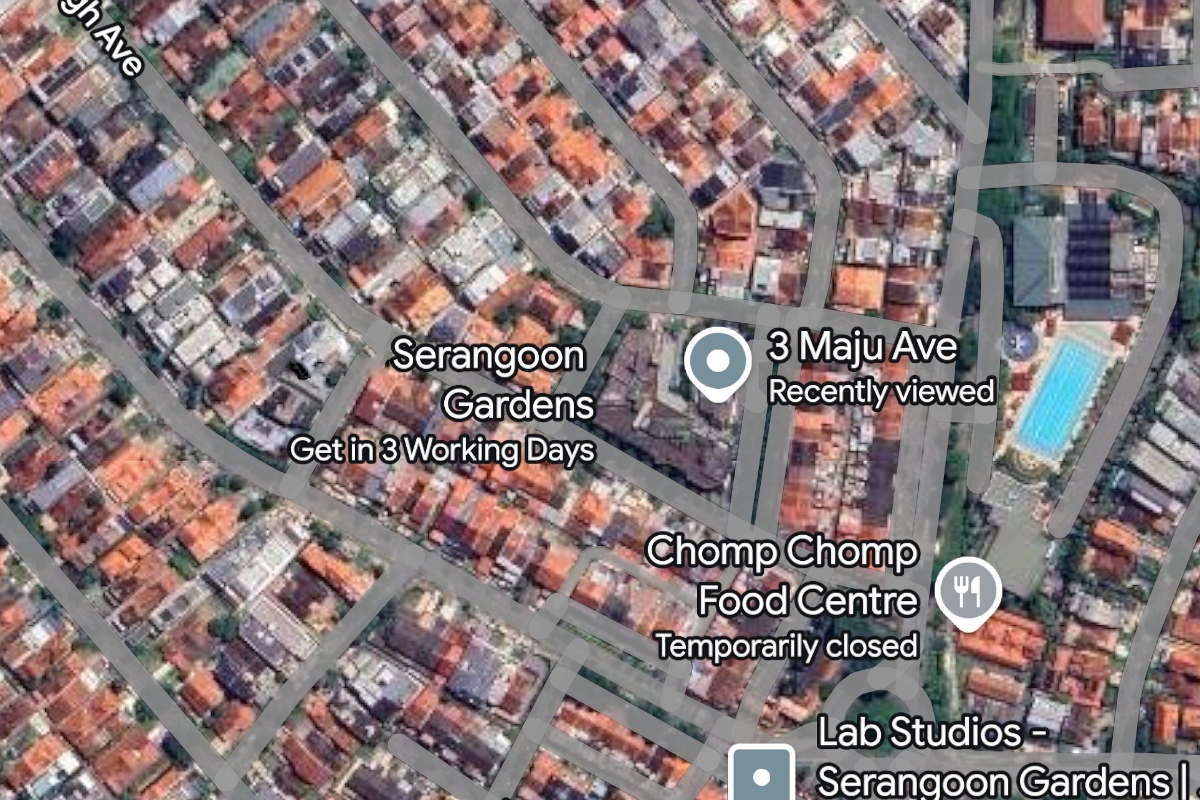 Location Map to SPECSHOP at 3 Maju Avenue, Serangoon Garden